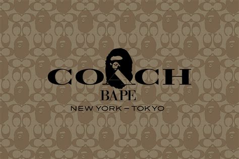 coach bathing ape collab.